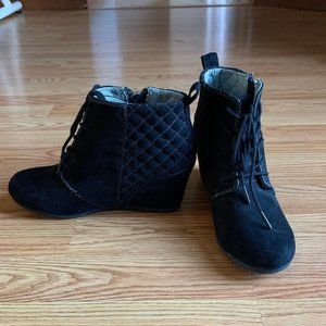 BONGO Wedges, black, size 8